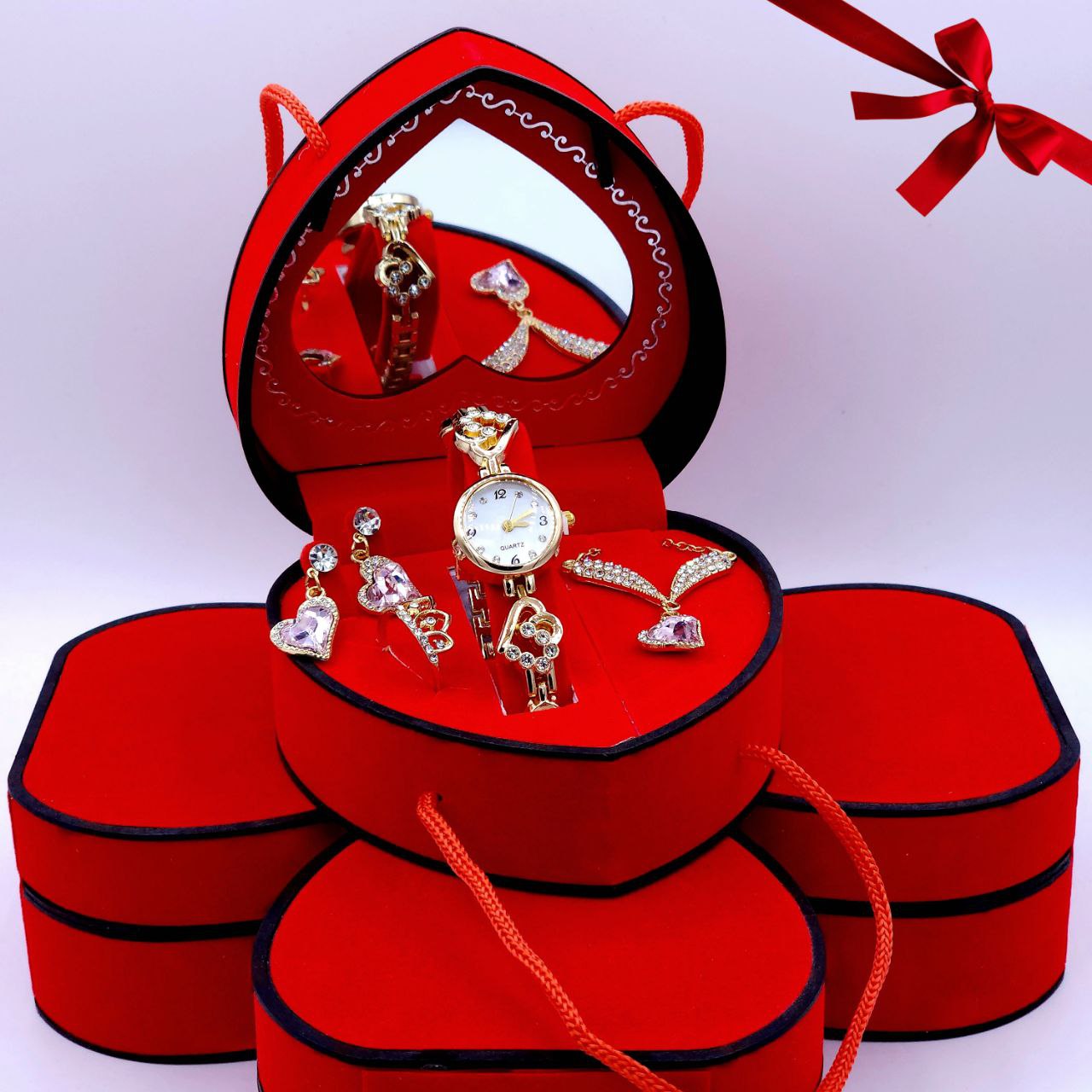 كوفري قلب نسائية 5 قطع