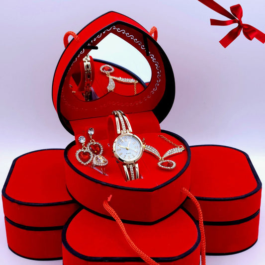 كوفري قلب نسائية 5 قطع